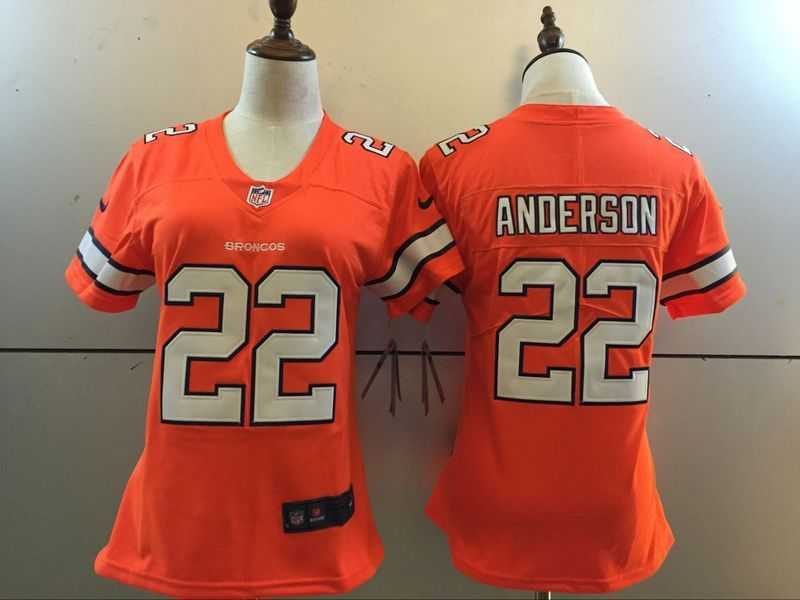 Women Nike Limited Denver Broncos #22 C.J. Anderson Orange Stitched NFL Rush Jersey,We sell and wholesale Women Nike Limited Denver Broncos #22 C.J. Anderson Orange Stitched NFL Rush Jersey on line form chian!