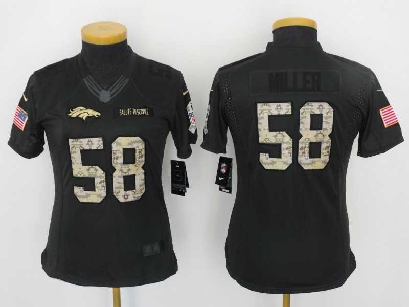 Women Nike Limited Denver Broncos #58 Von Miller Anthracite Salute To Service Stitched Jersey,We sell and wholesale Women Nike Limited Denver Broncos #58 Von Miller Anthracite Salute To Service Stitched Jersey on line form chian!