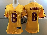 Women Nike Limited Washington Redskins #8 Kirk Cousins Gold Stitched NFL Rush Jersey,baseball caps,new era cap wholesale,wholesale hats