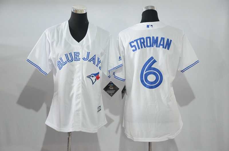 Women Toronto Blue Jays #6 Marcus Stroman White New Cool Base Stitched Jersey,We sell and wholesale Women Toronto Blue Jays #6 Marcus Stroman White New Cool Base Stitched Jersey on line form chian!