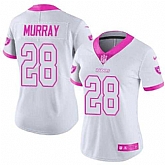 Glued Women Nike Oakland Raiders #28 Latavius Murray White Pink Rush Limited Jersey,baseball caps,new era cap wholesale,wholesale hats