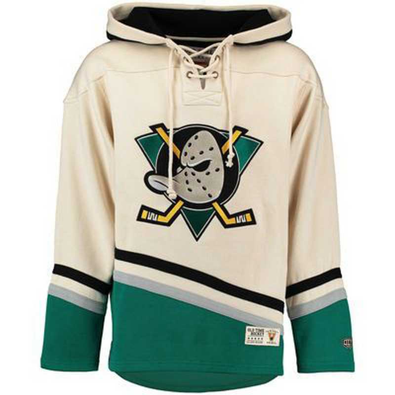 Anaheim Ducks Blank (No Name & Number) Cream CCM Throwback Stitched NHL Hoodie WanKe,We sell and wholesale Anaheim Ducks Blank (No Name & Number) Cream CCM Throwback Stitched NHL Hoodie WanKe on line form chian!