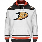 Anaheim Ducks Blank (No Name & Number) White Stitched NHL Hoodie WanKe,baseball caps,new era cap wholesale,wholesale hats