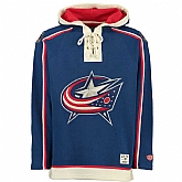 Customized Men's Blue Jackets Any Name & Number Navy Blue CCM Throwback Stitched NHL Hoodie,baseball caps,new era cap wholesale,wholesale hats