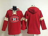 Customized Men's Montreal Canadiens Any Name & Number Solid Color Red Stitched NHL Hoodie,baseball caps,new era cap wholesale,wholesale hats