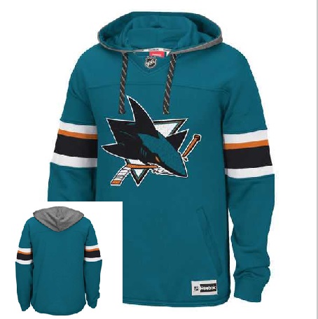 Customized Men's San Jose Sharks Any Name & Number Aqua Green Stitched Hoodie,We sell and wholesale Customized Men's San Jose Sharks Any Name & Number Aqua Green Stitched Hoodie on line form chian!