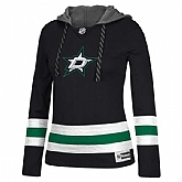 Customized Women Dallas Stars Any Name & Number Black Stitched Hockey Hoodie,baseball caps,new era cap wholesale,wholesale hats