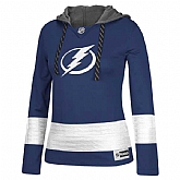 Customized Women Tampa Bay Lightning Any Name & Number Blue Stitched Hockey Hoodie,baseball caps,new era cap wholesale,wholesale hats