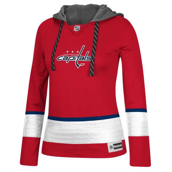 Customized Women Washington Capitals Any Name & Number Red Stitched Hockey Hoodie,We sell and wholesale Customized Women Washington Capitals Any Name & Number Red Stitched Hockey Hoodie on line form chian!