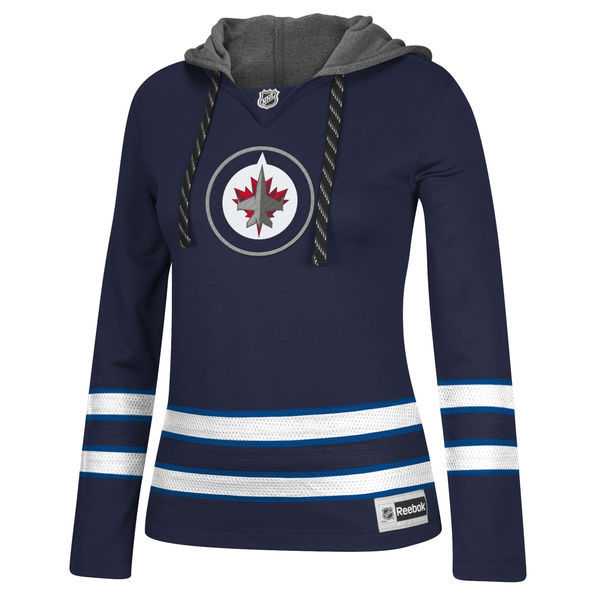 Customized Women Winnipeg Jets Any Name & Number Blue Stitched Hockey Hoodie,We sell and wholesale Customized Women Winnipeg Jets Any Name & Number Blue Stitched Hockey Hoodie on line form chian!