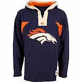 Denver Broncos Blank Name & Number Navy Blue Stitched NFL Pullover Hoodie WanKe,baseball caps,new era cap wholesale,wholesale hats