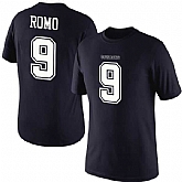 MEN'S DALLAS COWBOYS #9 TONY ROMO NAVY BIG & TALL ELIGIBLE RECEIVER II NAME & NUMBER T-SHIRT,baseball caps,new era cap wholesale,wholesale hats