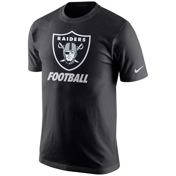 Men's Oakland Raiders Nike Black Essential Logo T-Shirt,We sell and wholesale Men's Oakland Raiders Nike Black Essential Logo T-Shirt on line form chian!