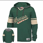 Minnesota Wild Blank (No Name & Number) Green Stitched NHL Pullover Hoodie WanKe