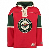 Minnesota Wild Blank (No Name & Number) Red Stitched NHL Hoodie WanKe,baseball caps,new era cap wholesale,wholesale hats