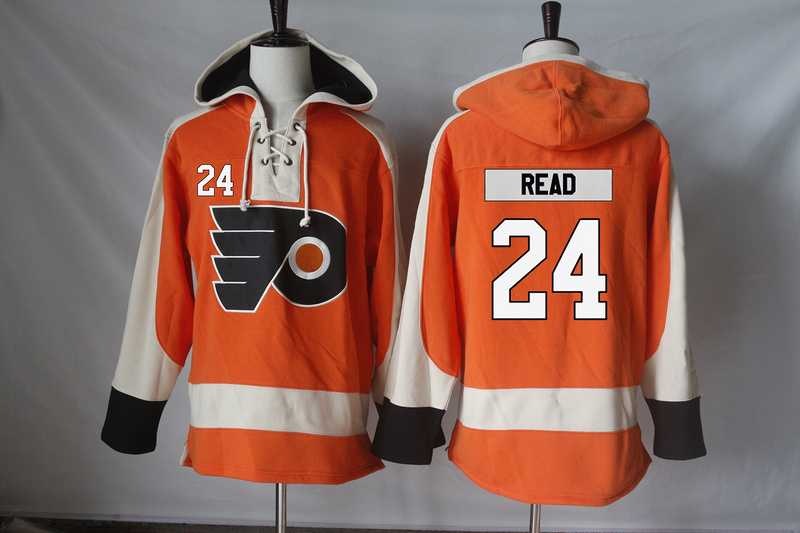 Philadelphia Flyers #24 Matt Read Orange Stitched NHL Pullover Hoodie,We sell and wholesale Philadelphia Flyers #24 Matt Read Orange Stitched NHL Pullover Hoodie on line form chian!