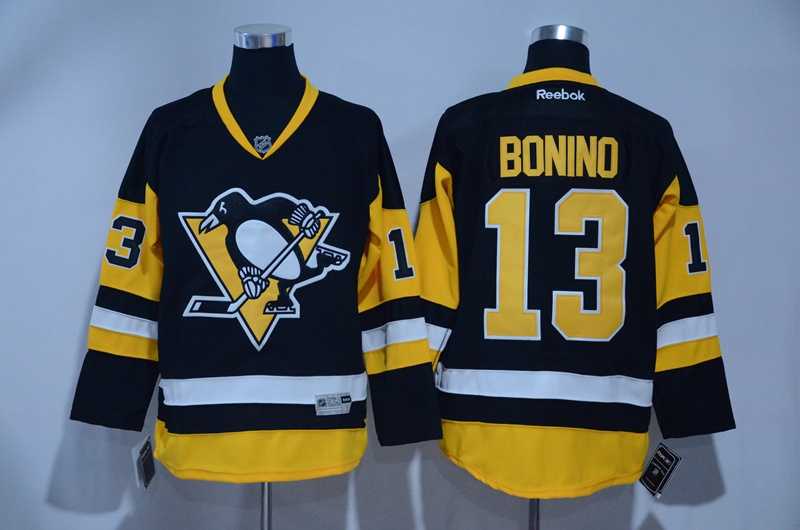 Pittsburgh Penguins #13 Nick Bonino Black-Yellow Third Stitched NHL Jersey,We sell and wholesale Pittsburgh Penguins #13 Nick Bonino Black-Yellow Third Stitched NHL Jersey on line form chian!