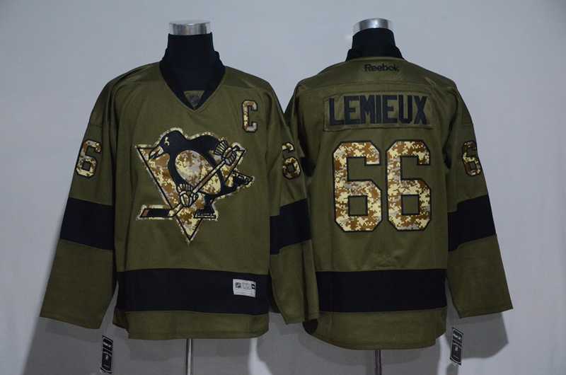 Pittsburgh Penguins #66 Mario Lemieux Green Salute to Service Stitched NHL Jersey,We sell and wholesale Pittsburgh Penguins #66 Mario Lemieux Green Salute to Service Stitched NHL Jersey on line form chian!