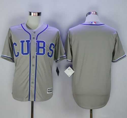 Chicago Cubs Blank Gray Alternate Road New Cool Base Stitched MLB Jersey,We sell and wholesale Chicago Cubs Blank Gray Alternate Road New Cool Base Stitched MLB Jersey on line form chian!