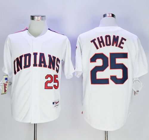 Cleveland Indians #25 Jim Thome White 1978 Turn Back The Clock Stitched MLB Jersey,We sell and wholesale Cleveland Indians #25 Jim Thome White 1978 Turn Back The Clock Stitched MLB Jersey on line form chian!