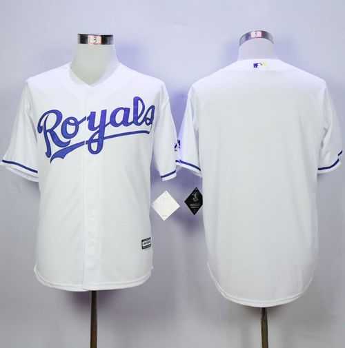 Kansas City Royals Blank White Cool Base Stitched MLB Jersey,We sell and wholesale Kansas City Royals Blank White Cool Base Stitched MLB Jersey on line form chian!