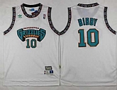 Memphis Grizzlies #10 Mike Bibby White Throwback Stitched NBA Jersey,baseball caps,new era cap wholesale,wholesale hats