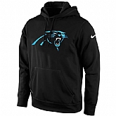 Men's Carolina Panthers Nike Black KO Logo Essential Hoodie,baseball caps,new era cap wholesale,wholesale hats
