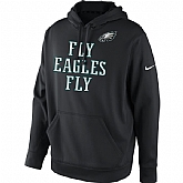 Men's Philadelphia Eagles Nike Black Fly Eagles Fly Pullover Hoodie,baseball caps,new era cap wholesale,wholesale hats