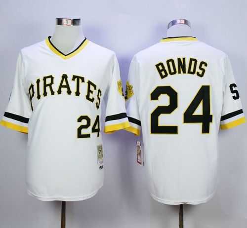 Mitchell And Ness Pittsburgh Pirates #24 Barry Bonds White Throwback Stitched MLB Jersey,We sell and wholesale Mitchell And Ness Pittsburgh Pirates #24 Barry Bonds White Throwback Stitched MLB Jersey on line form chian!