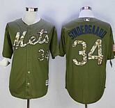New York Mets #34 Noah Syndergaard Green Camo New Cool Base Stitched MLB Jersey,baseball caps,new era cap wholesale,wholesale hats