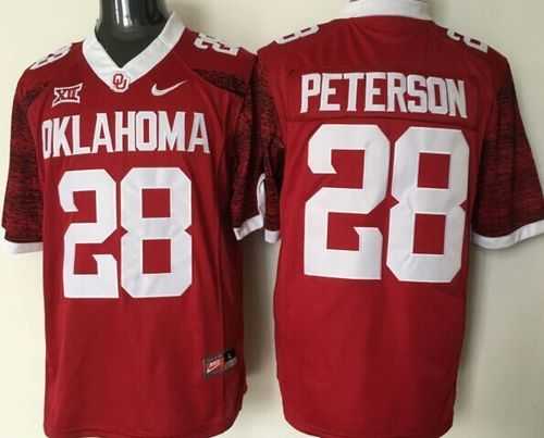 Oklahoma Sooners #28 Adrian Peterson Red New XII Stitched NCAA Jersey,We sell and wholesale Oklahoma Sooners #28 Adrian Peterson Red New XII Stitched NCAA Jersey on line form chian!