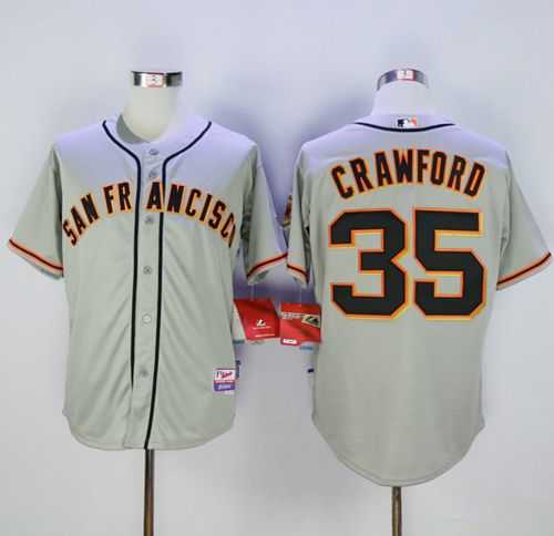 San Francisco Giants #35 Brandon Crawford Gray Cool Base Road Stitched MLB Jersey,We sell and wholesale San Francisco Giants #35 Brandon Crawford Gray Cool Base Road Stitched MLB Jersey on line form chian!