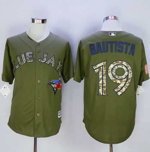 Toronto Blue Jays #19 Jose Bautista Green Camo New Cool Base Stitched MLB Jersey,We sell and wholesale Toronto Blue Jays #19 Jose Bautista Green Camo New Cool Base Stitched MLB Jersey on line form chian!