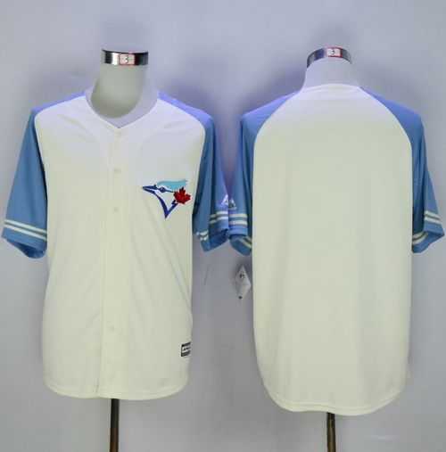Toronto Blue Jays Blank Cream Blue Exclusive New Cool Base Stitched MLB Jersey,We sell and wholesale Toronto Blue Jays Blank Cream Blue Exclusive New Cool Base Stitched MLB Jersey on line form chian!