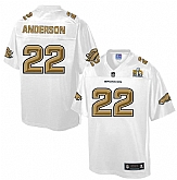 Printed Women Nike Denver Broncos #22 C.J. Anderson White NFL Pro Line Super Bowl 50 Fashion Game Jersey,baseball caps,new era cap wholesale,wholesale hats