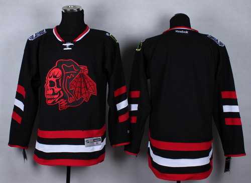 Men Chicago Blackhawks Customized Stadium Series Black With Red Skull Stitched Hockey Jersey,We sell and wholesale Men Chicago Blackhawks Customized Stadium Series Black With Red Skull Stitched Hockey Jersey on line form chian!