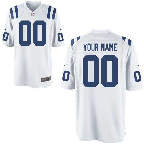Men Nike Indianapolis Colts Customized White Team Color Stitched NFL Game Jersey,We sell and wholesale Men Nike Indianapolis Colts Customized White Team Color Stitched NFL Game Jersey on line form chian!