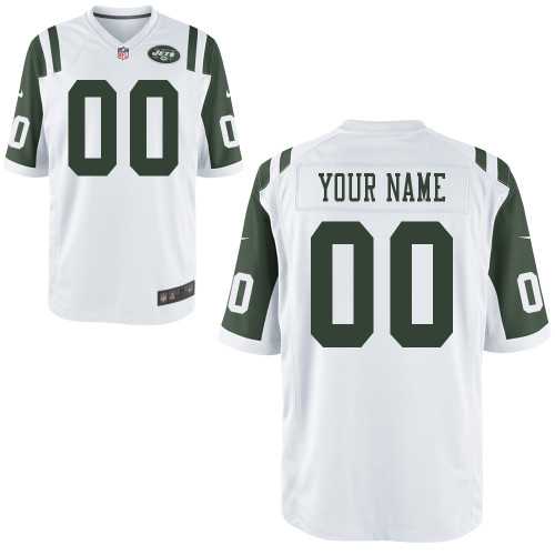 Men Nike New York Jets Customized White Team Color Stitched NFL Game Jersey,We sell and wholesale Men Nike New York Jets Customized White Team Color Stitched NFL Game Jersey on line form chian!