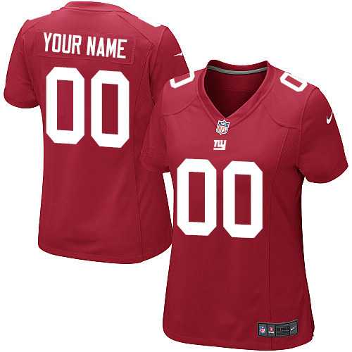 Women Nike New York Giants Customized Red Team Color Stitched NFL Game Jersey,We sell and wholesale Women Nike New York Giants Customized Red Team Color Stitched NFL Game Jersey on line form chian!