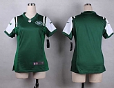 Women Nike New York Jets Customized Green Team Color Stitched NFL Game Jersey,baseball caps,new era cap wholesale,wholesale hats