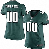 Women Nike Philadelphia Eagles Customized Green Team Color Stitched NFL Game Jersey,baseball caps,new era cap wholesale,wholesale hats