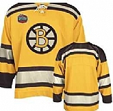 Youth Boston Bruins Customized Yellow Stitched Hockey Jersey