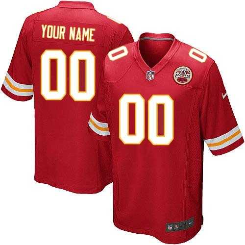 Youth Nike Kansas City Chiefs Customized Red Team Color Stitched NFL Game Jersey,We sell and wholesale Youth Nike Kansas City Chiefs Customized Red Team Color Stitched NFL Game Jersey on line form chian!