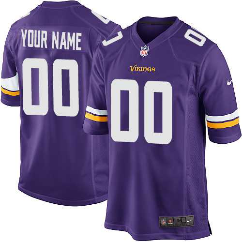 Youth Nike Minnesota Vikings Customized Purple Team Color Stitched NFL Game Jersey,We sell and wholesale Youth Nike Minnesota Vikings Customized Purple Team Color Stitched NFL Game Jersey on line form chian!