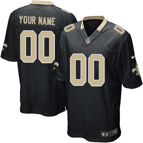 Youth Nike New Orleans Saints Customized Black Team Color Stitched NFL Game Jersey,We sell and wholesale Youth Nike New Orleans Saints Customized Black Team Color Stitched NFL Game Jersey on line form chian!
