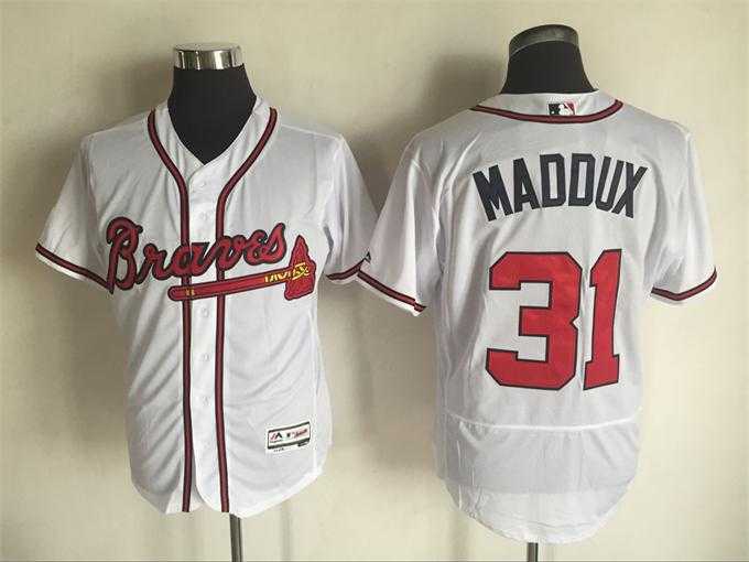 Atlanta Braves #31 Greg Maddux White 2016 Flexbase Collection Stitched Jersey,We sell and wholesale Atlanta Braves #31 Greg Maddux White 2016 Flexbase Collection Stitched Jersey on line form chian!