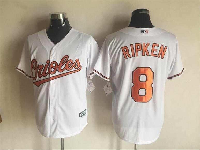Baltimore Orioles #8 Cal Ripken White New Cool Base Stitched Baseball Jersey,We sell and wholesale Baltimore Orioles #8 Cal Ripken White New Cool Base Stitched Baseball Jersey on line form chian!