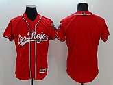 Baltimore Orioles Customized Men's Red Flexbase Collection Los Rojos Stitched Baseball Jersey