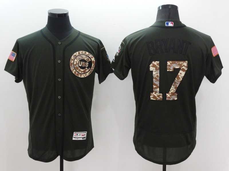 Chicago Cubs #17 Kris Bryant Green Salute To Service 2016 Flexbase Collection Stitched Baseball Jersey,We sell and wholesale Chicago Cubs #17 Kris Bryant Green Salute To Service 2016 Flexbase Collection Stitched Baseball Jersey on line form chian!