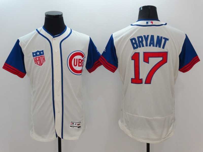 Chicago Cubs #17 Kris Bryant Mitchell And Ness Cream Flexbase Collection Stitched Baseball Jersey,We sell and wholesale Chicago Cubs #17 Kris Bryant Mitchell And Ness Cream Flexbase Collection Stitched Baseball Jersey on line form chian!